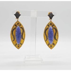 Diamond Earring in Sterling Silver